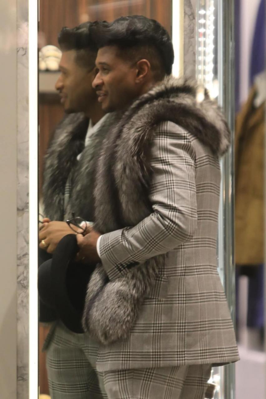 Usher, what the heck were you thinking? See the hairstyle he unveiled for New Year...lol (photos)