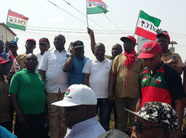 Minimum Wage: Photos from the?NLC rally in Lagos and?Abuja