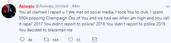 Man accused of being a serial rapist responds, releases nude photos women sent to him via DM and says his mum died this afternoon after reading about the rape accusations