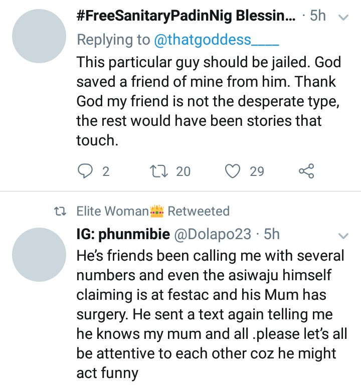 Alleged serial rapist, Asiwaju, has been arrested before for blackmail and rape and his mother has allegedly been dead a long time ago