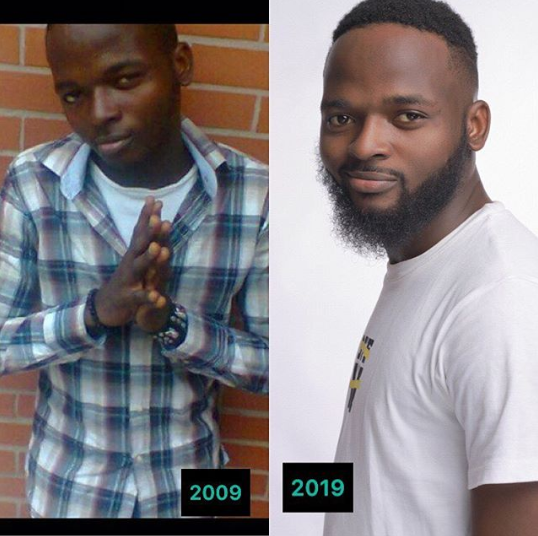 Nigerians join the #10YearsChallenge by sharing photos of themselves taken 10 years ago and now