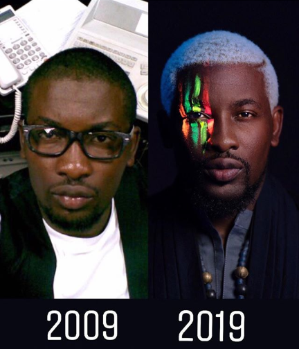 Nigerians join the #10YearsChallenge by sharing photos of themselves taken 10 years ago and now