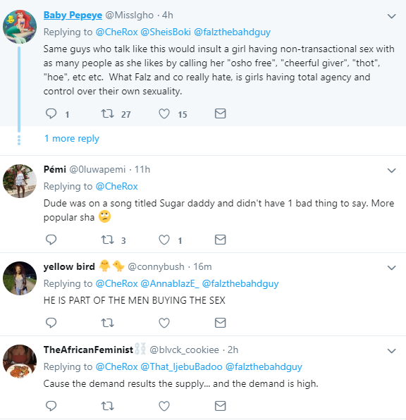 "I hate transactional sex" Falz explains after being accused of slut shaming in his new music video; Twiter users react