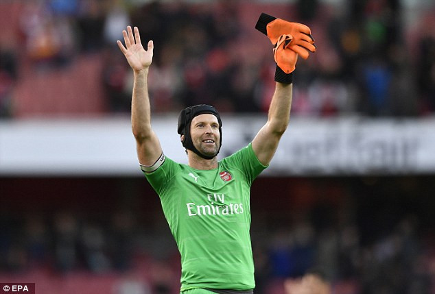 Chelsea legend and current Arsenal keeper Petr Cech announces he