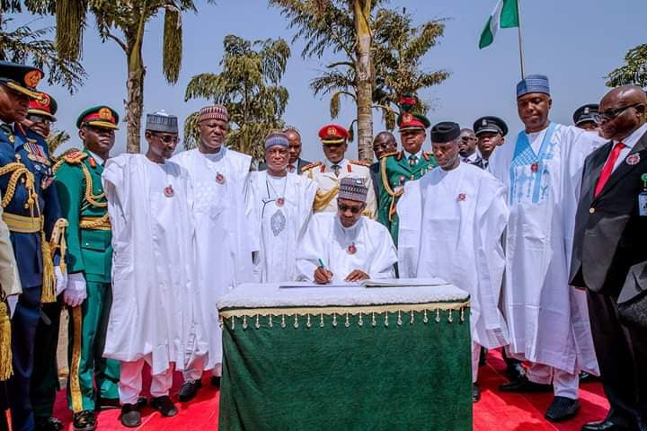 Photos: Buhari, Saraki, Osinbajo, Dogara at Armed Forces Remembrance Day