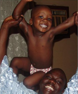 Hip TV boss, Ayo Animashaun and his son recreate photo from 12 years ago