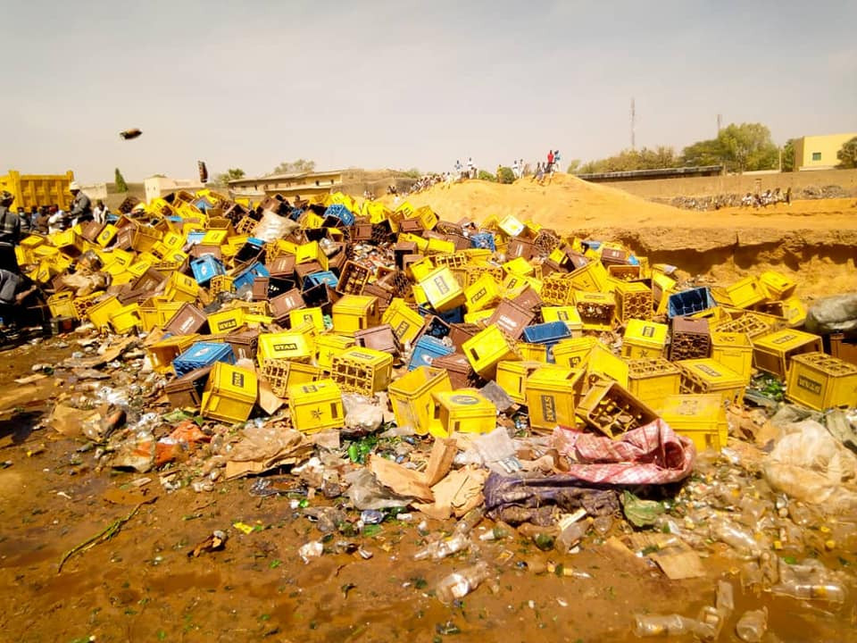 Photos: Kano Hisbah Board destroys 60,000 bottles of beer