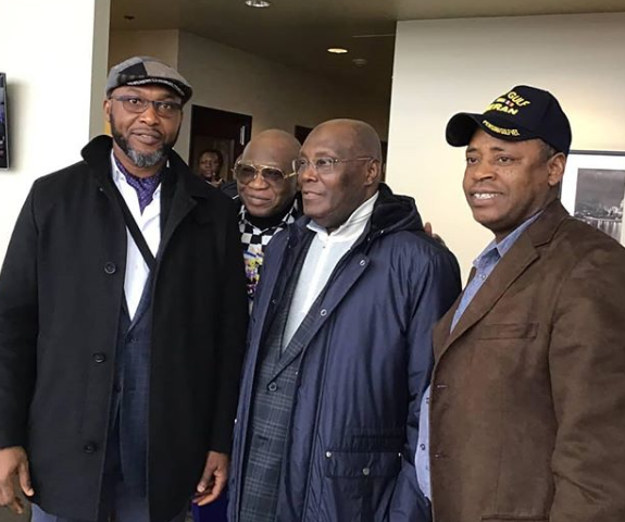 Photos: Atiku Abubakar arrives Washington DC for a meeting with US government officials