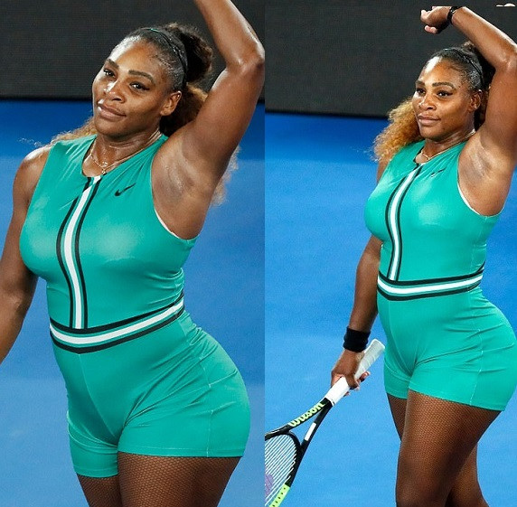 See the figure-hugging bodysuit Serena Williams wore at the Australian Open clash that is causing a stir online ( Photos)