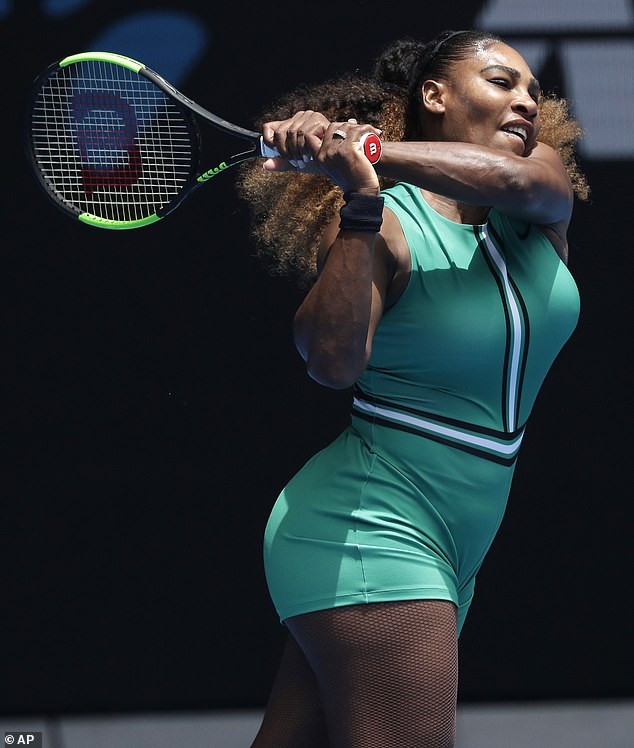 See the figure-hugging bodysuit Serena Williams wore at the Australian Open clash that is causing a stir online ( Photos)