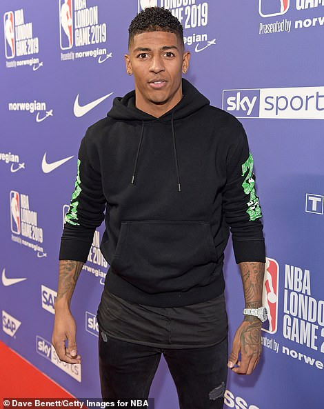 Arsenal and Chelsea football stars storm the O2 Arena in expensive designer wears to watch a basketball clash?(Photos)