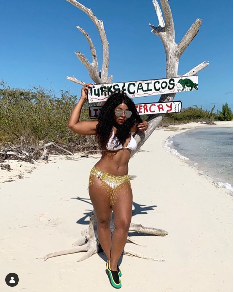 Ageless Ashanti, 38, shares makeup-free photos as she poses in sexy bikini (Photos)