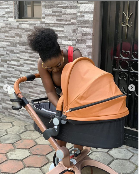 ?Actress Yvonne Jedege share photos of herself with her newborn son 