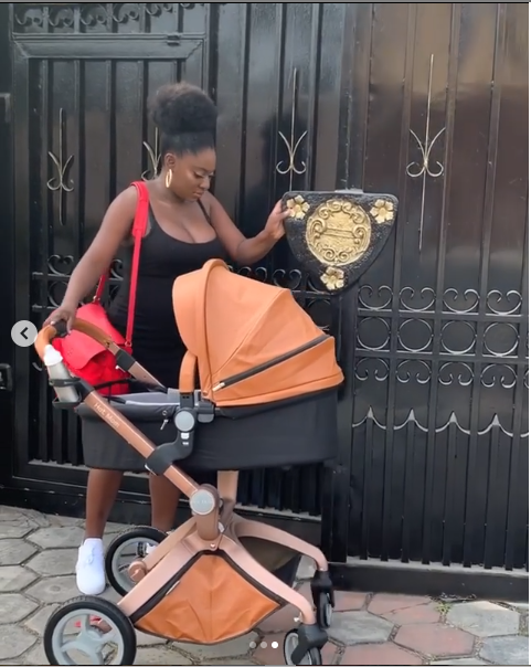 ?Actress Yvonne Jedege share photos of herself with her newborn son 