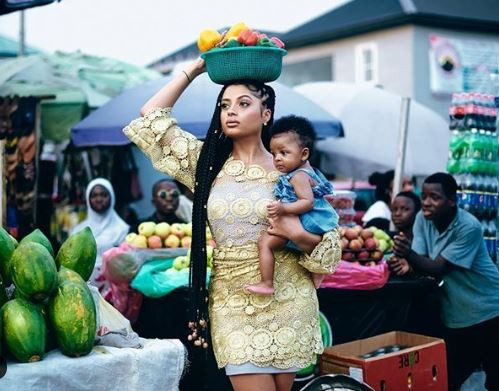To celebrate her birthday, Lola Rae shares lovely photos of her baby with Tekno