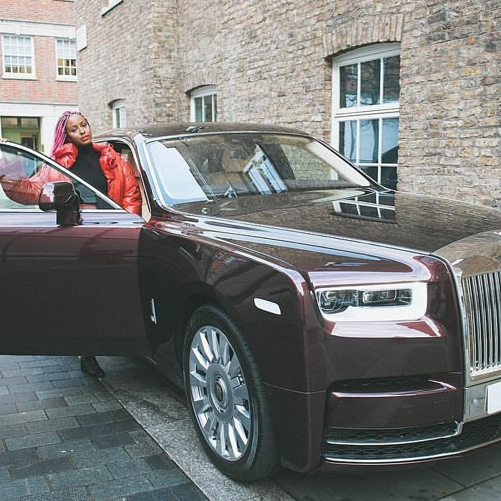 DJ Cuppy gets a Rolls Royce phantom (photos)