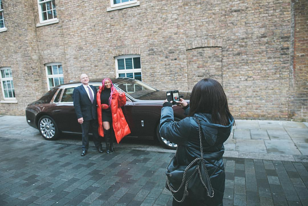 DJ Cuppy gets a Rolls Royce phantom (photos) 