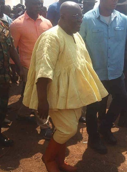 See the outfit Ghanaian President, Nana Akufo-Addo wore to an event that has got everyone talking (photo)
