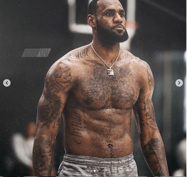 NBA star LeBron James shares workout photos ahead of his return from groin injury