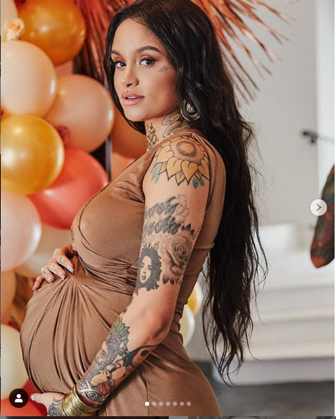 US singer Kehlani shares stunning photos from her baby shower and finally reveals the identity of her handsome babydaddy?