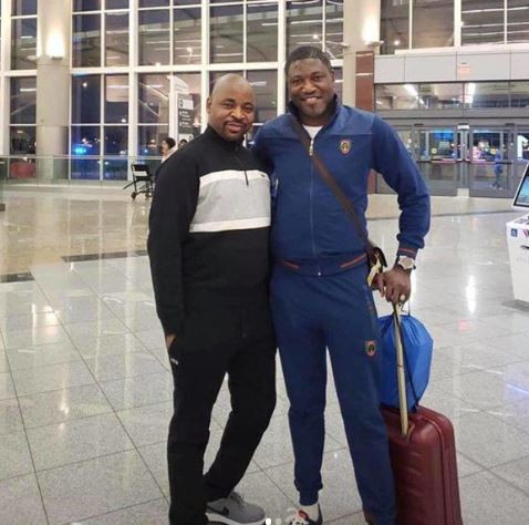 MC Oluomo returns to Nigeria after medical treatment in the US