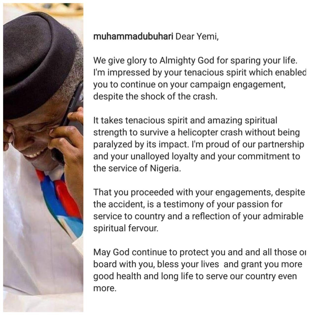 Read President Buhari