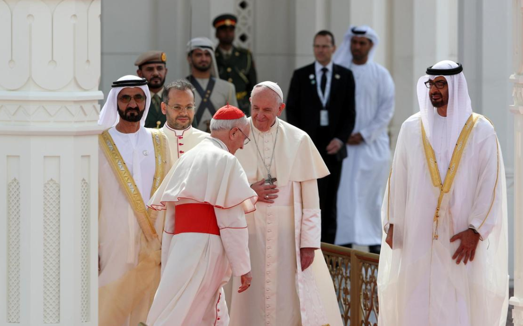 Pope Francis in Abu Dhabi for the first ever Papal visit to the Arab Peninsula (video)
