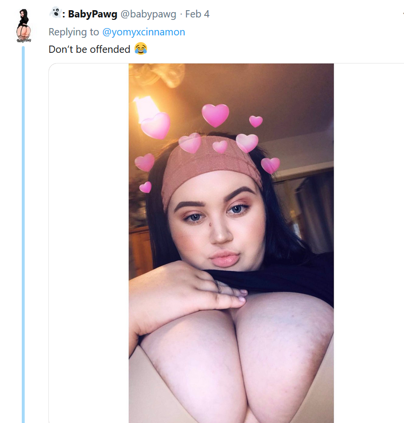  18+ Ladies are out there on Twitter showing off their assets