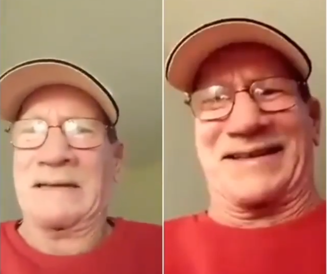 Sad! White man in tears as he begs a Yahoo Yahoo boy who defrauded him of his life savings to send it back (Video)