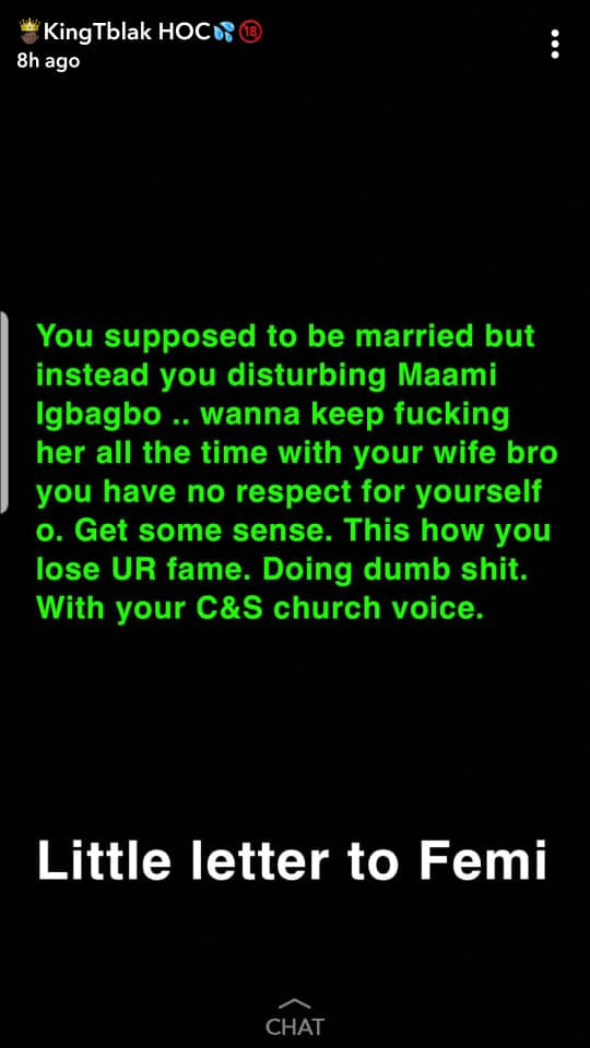 Nigerian porn star, KingTblack calls out Oritsefemi?for allegedly attempting to snatch his boo