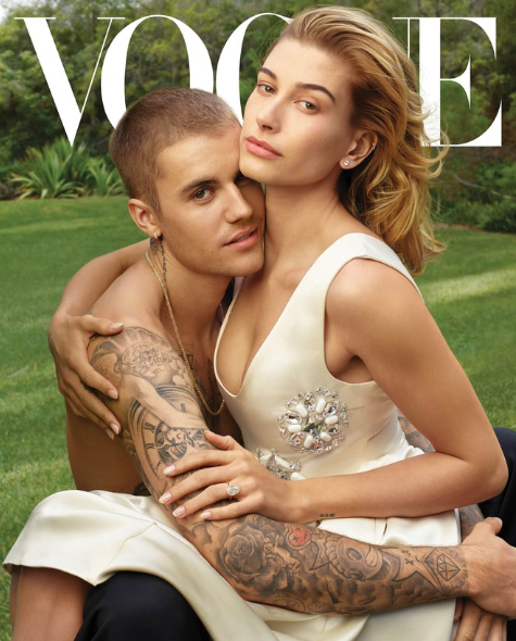 Justin Bieber and Hailey Baldwin cover Vogue magazine