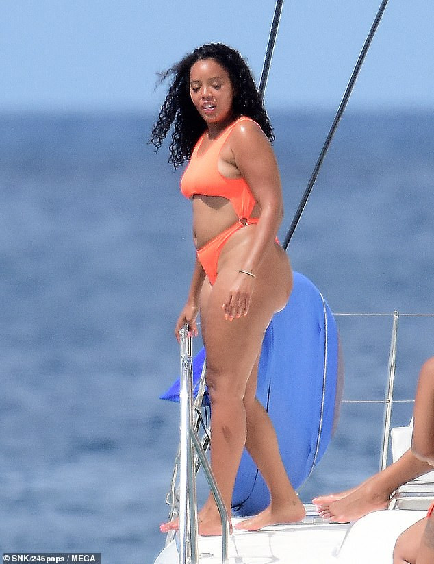 Angela Simmons flaunts her banging bikini body as she vacations in Barbados