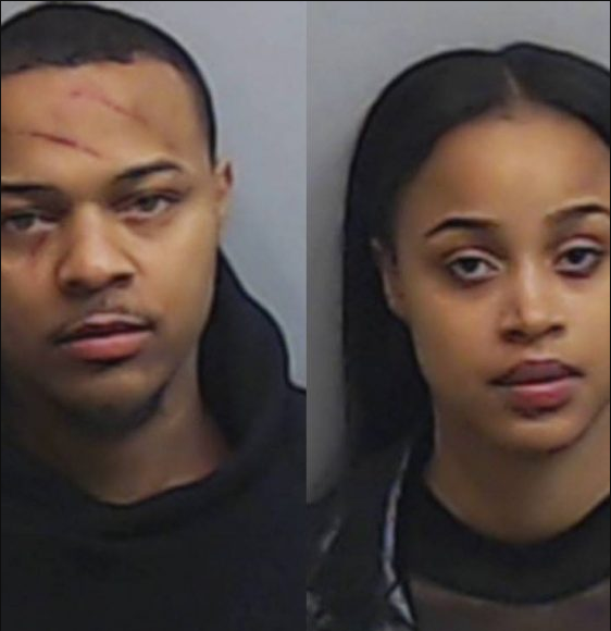 Surveillance video shows Bow Wow raging at his girlfriend and being violent with her before fight that got them both arrested