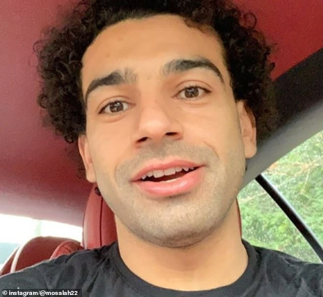 African best footballer Mohamed Salah shaves off trademark beard, see his new look (Photos)