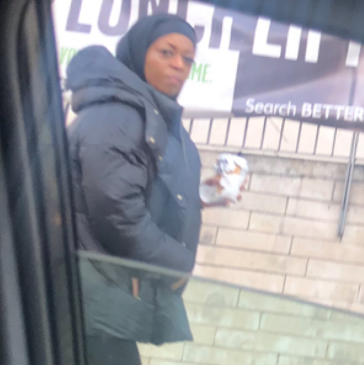 Nigerian man in UK shares a photo of "Diezani" walking on the streets on London (photos)