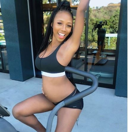 Female dancer Korra Obidi shows off growing baby bump (Photos)
