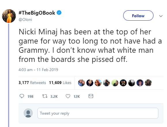 Nicki Minaj insinuates she doesn