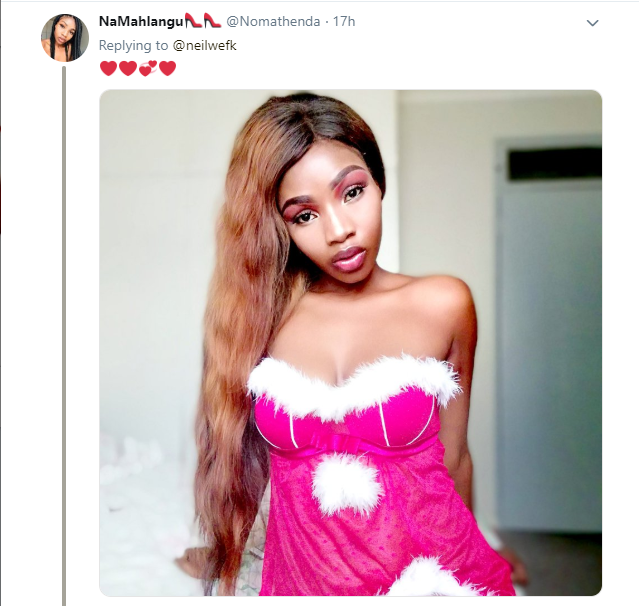 Pretty ladies bombard Twitter with photos of themselves in sexy lingerie to celebrate Valentine