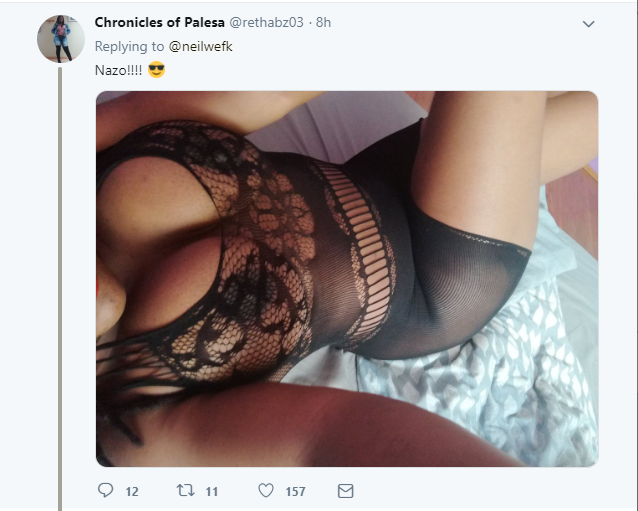 Pretty ladies bombard Twitter with photos of themselves in sexy lingerie to celebrate Valentine