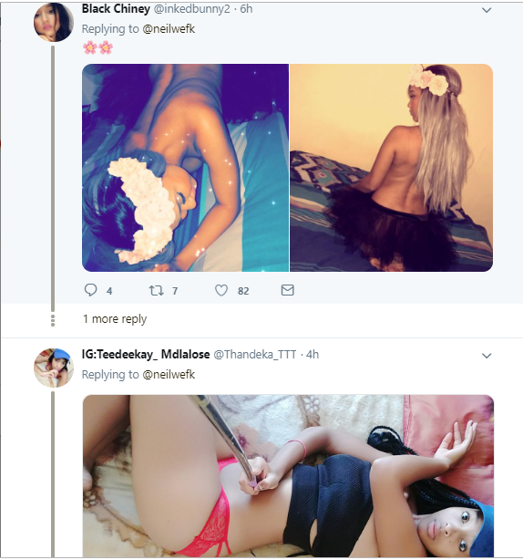 Pretty ladies bombard Twitter with photos of themselves in sexy lingerie to celebrate Valentine