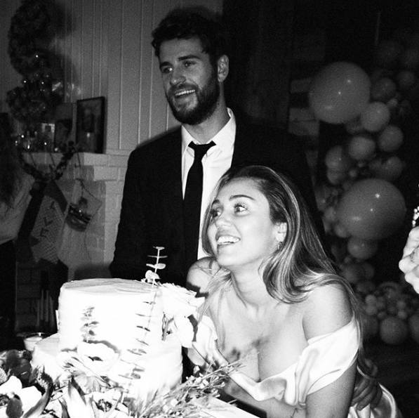Miley Cyrus shares never-seen-before photos from her wedding to Liam Hemsworth on Happy Valentine