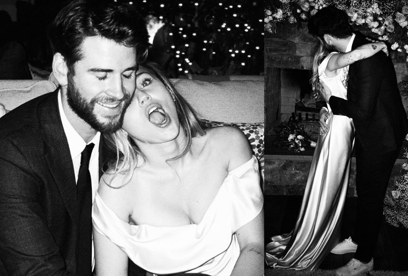 Miley Cyrus shares never-seen-before photos from her wedding to Liam Hemsworth on Happy Valentine