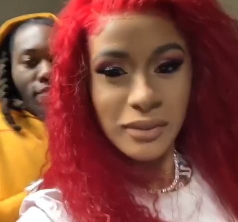 Cardi B and Offset grind on each other as they spend Valentine