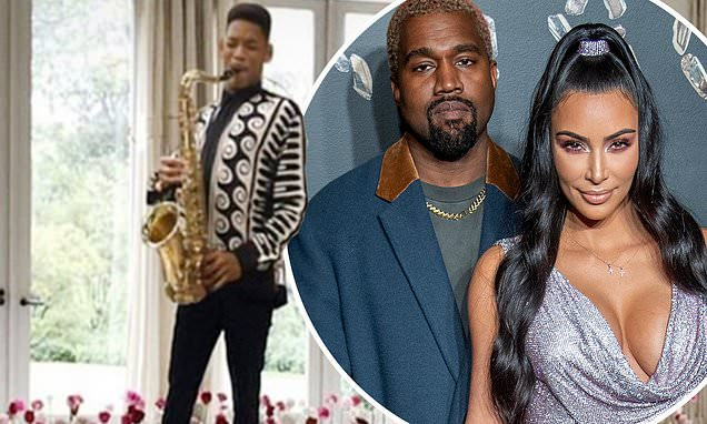 Lol. Will Smith trolls Kim Kardashian and Kanye West over Kenny G Valentine