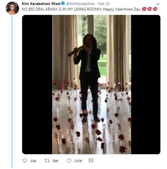 Lol. Will Smith trolls Kim Kardashian and Kanye West over Kenny G Valentine