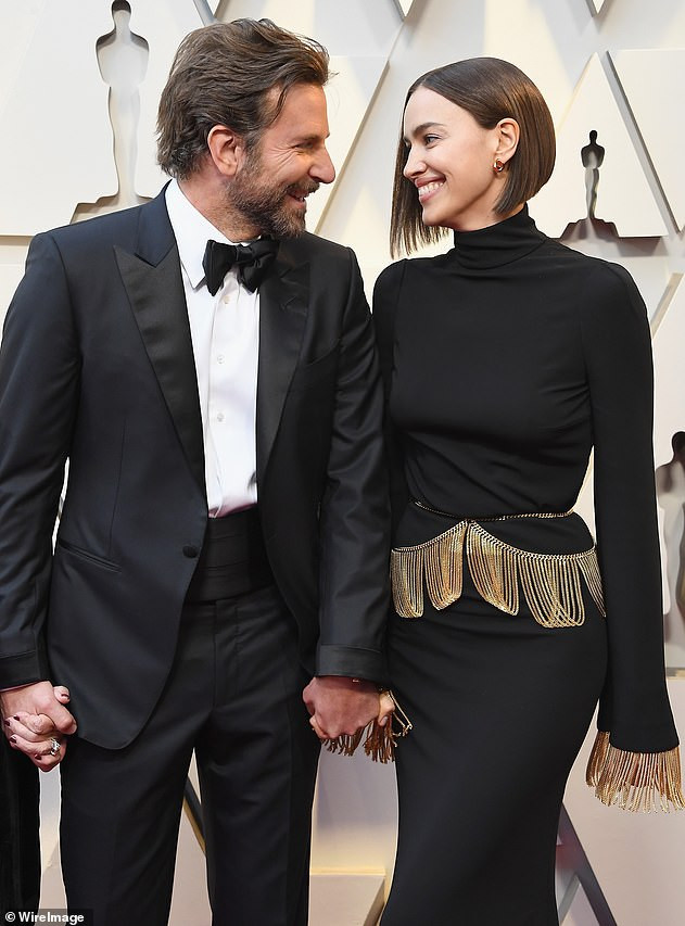 Bradley Cooper brings his supermodel girlfriend Irina Shayk and his mother Gloria Campano to the Oscars (Photos)