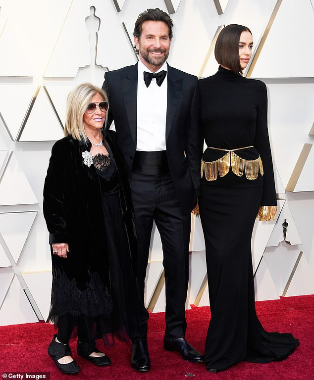 Bradley Cooper brings his supermodel girlfriend Irina Shayk and his mother Gloria Campano to the Oscars (Photos)