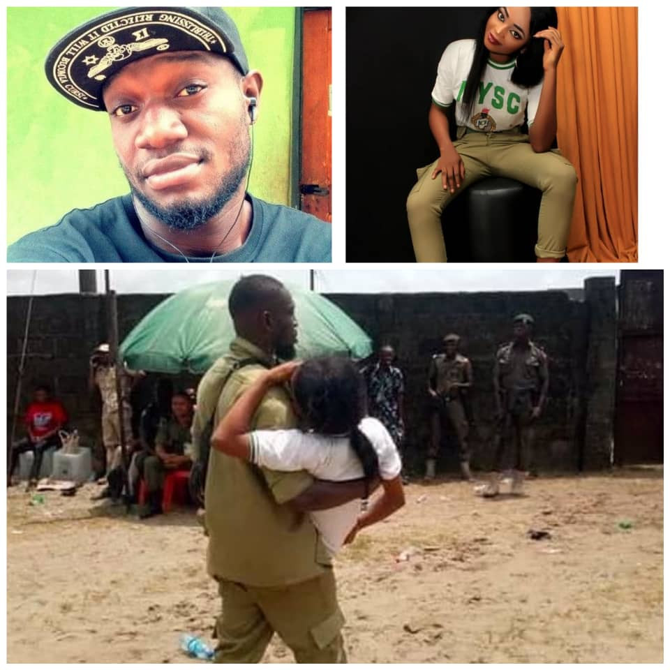 NYSC member thanks her colleague that saved her during the violence in Rivers last Saturday