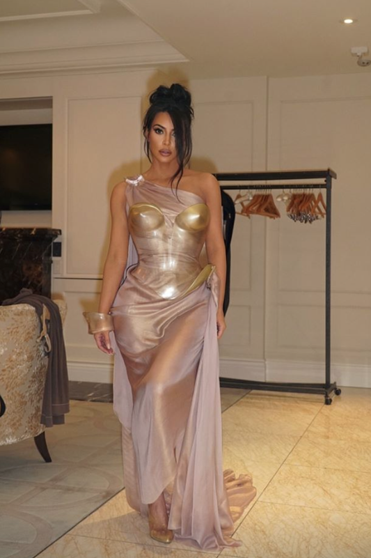 Kim Kardashian rocks stunning Thierry Mugler dresses to his Exhibit Opening Party in Montreal (Photos)