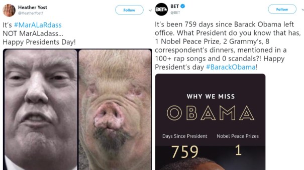 #PresidentDay: Americans sideline Donald Trump as they wish a Happy Presidents' Day to other Past Living Presidents